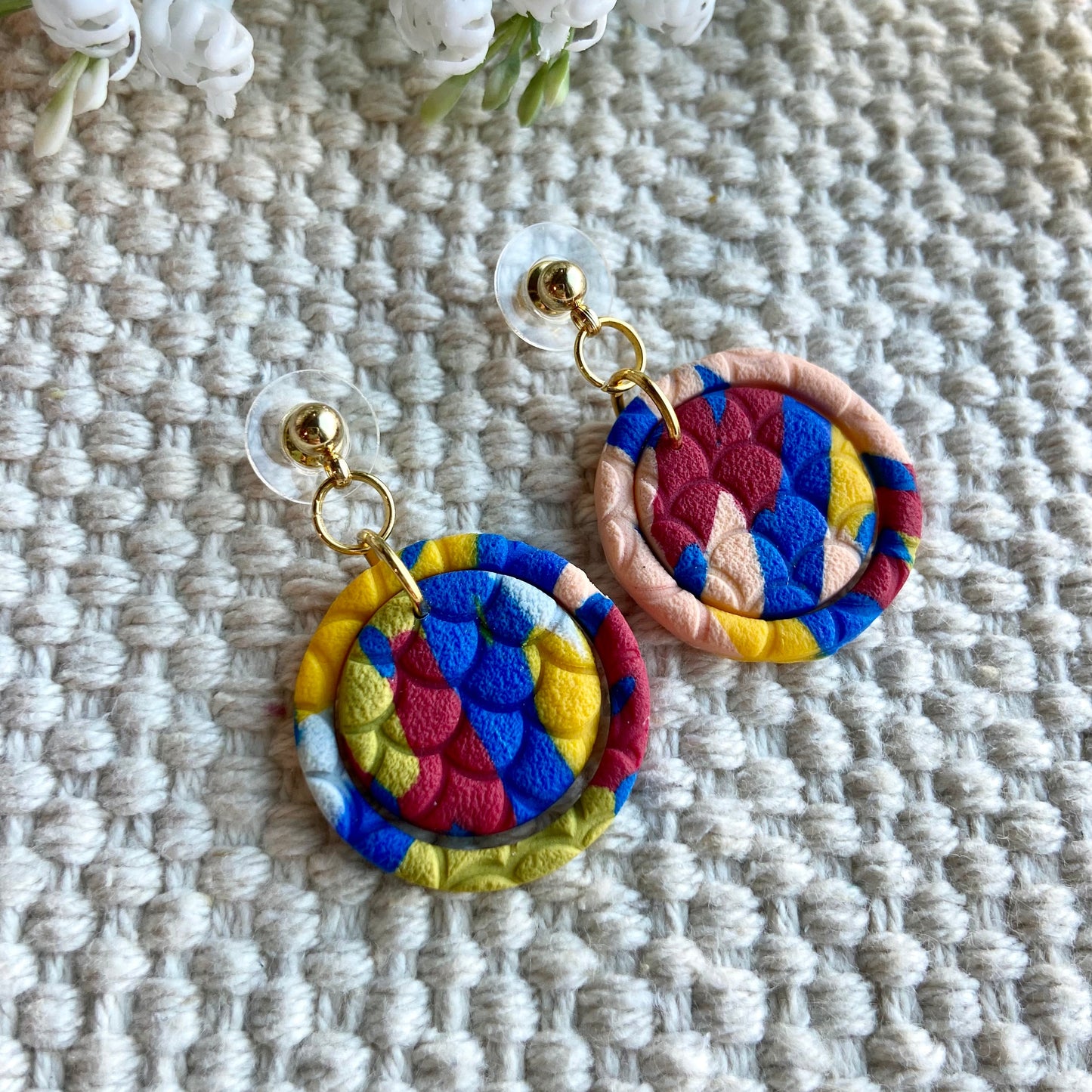 Boucles d’oreilles Éclats Méditerranéens