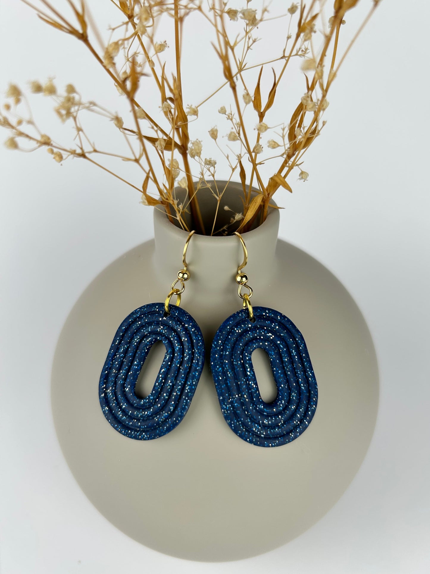 Boucles d'oreilles "Onde Nuit Étoilée" 🌃