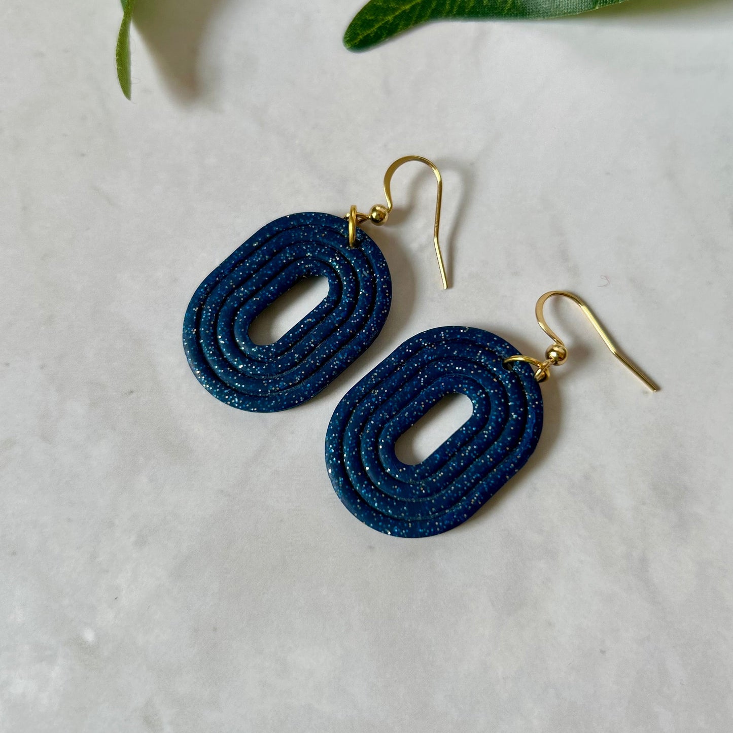 Boucles d'oreilles "Onde Nuit Étoilée" 🌃