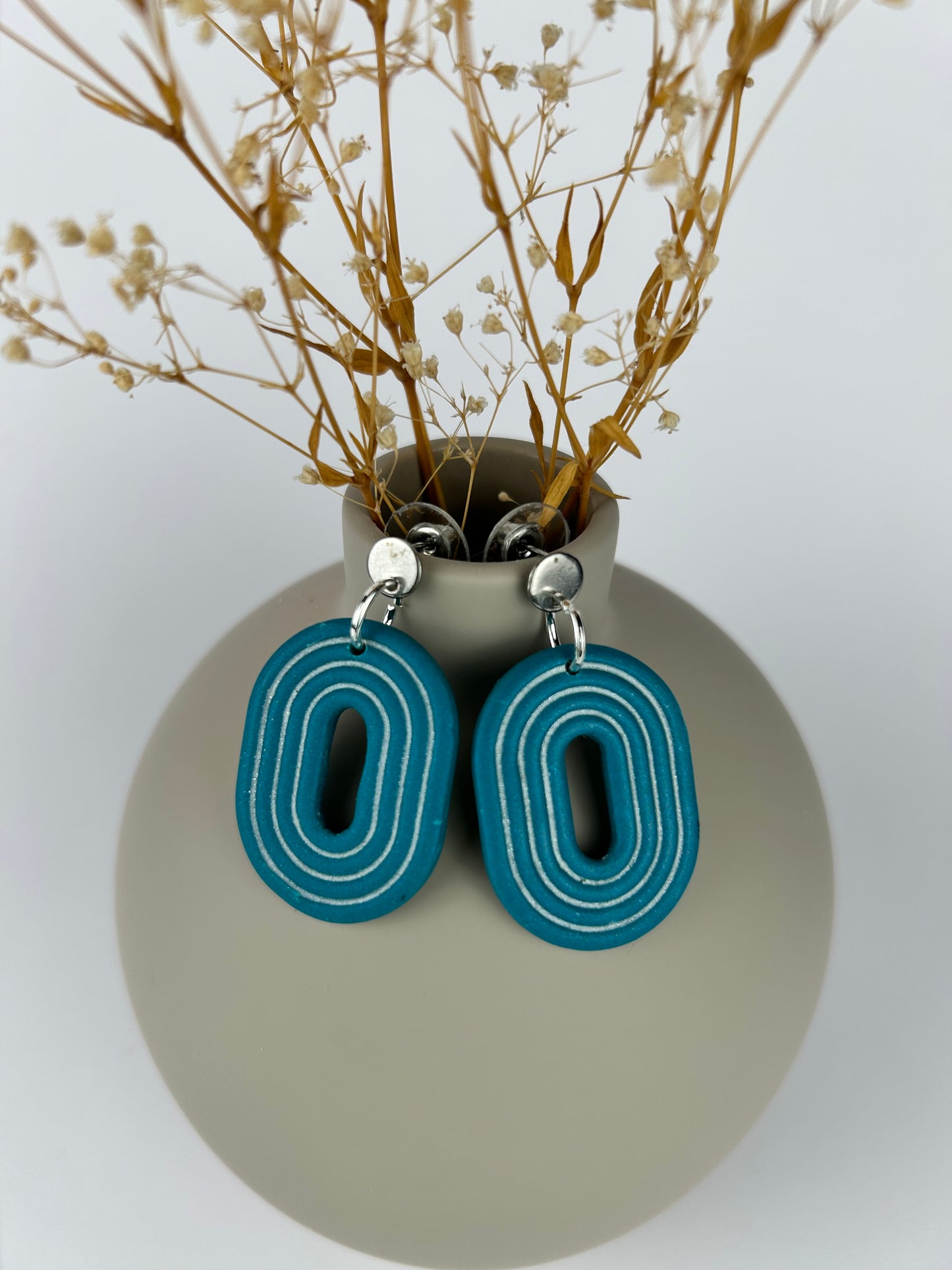 Boucles d'oreilles "Onde Lagon"