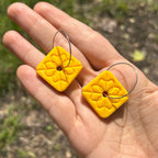 Tuiles Florales – Jaune Soleil