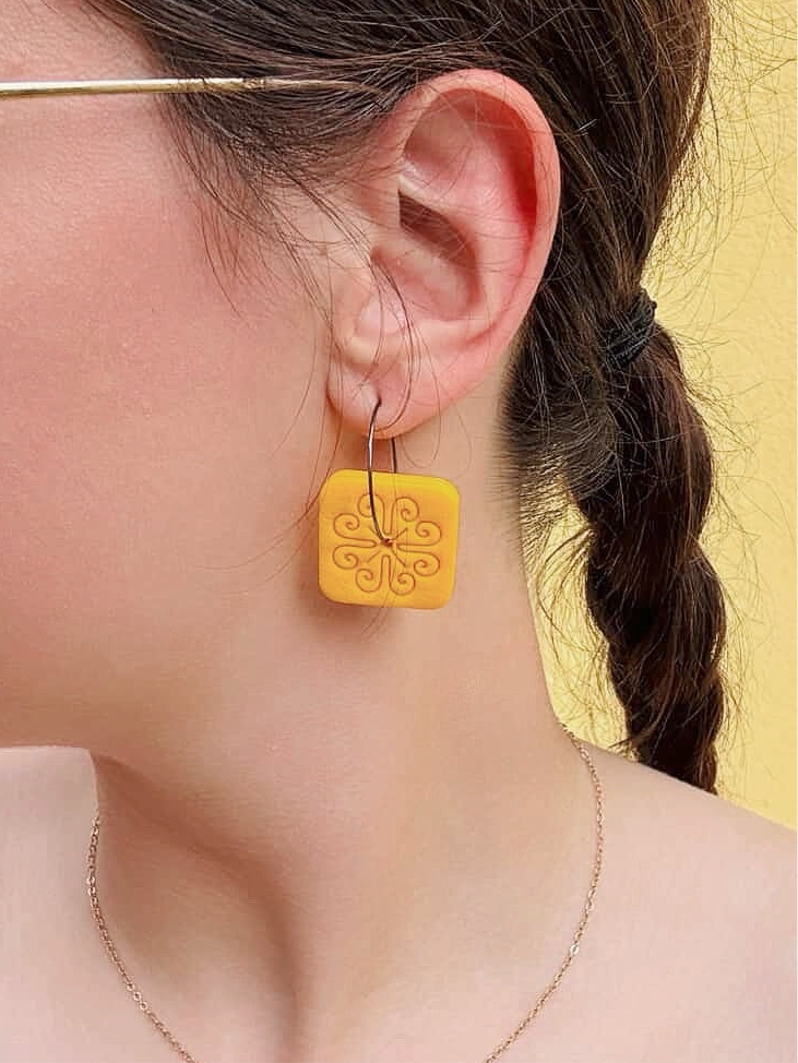 Tuiles Florales – Terracotta