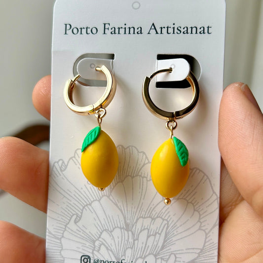 Boucles d’oreilles “Citrons” 🍋
