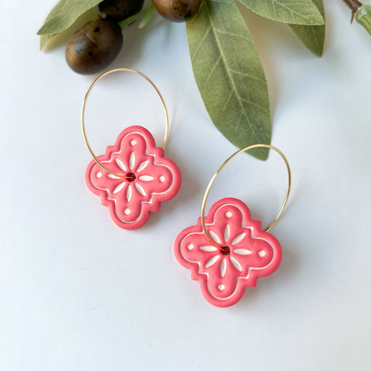 Tuiles Andaluz - Rose Grenade