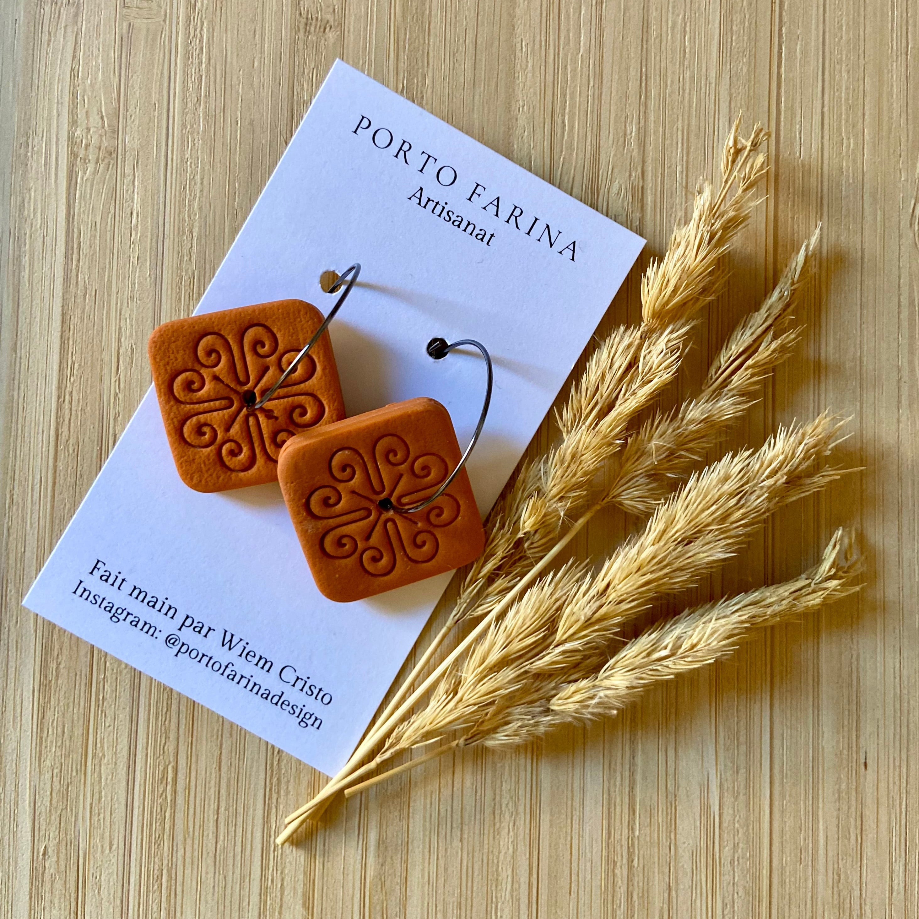 Tuiles Florales – Terracotta