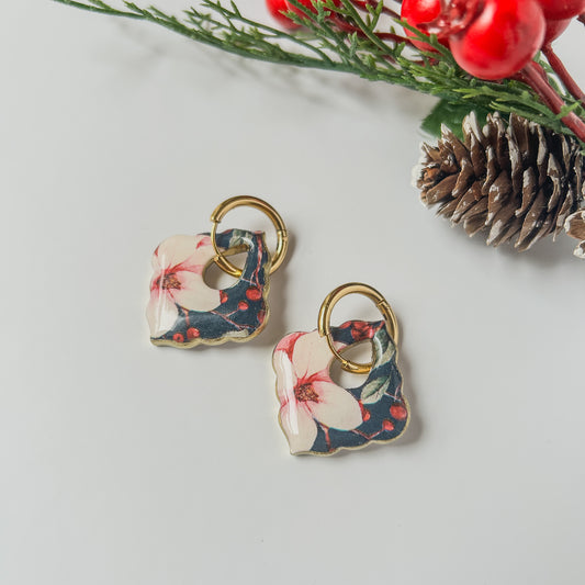 Anneaux Arabesque Fleurs d’hiver