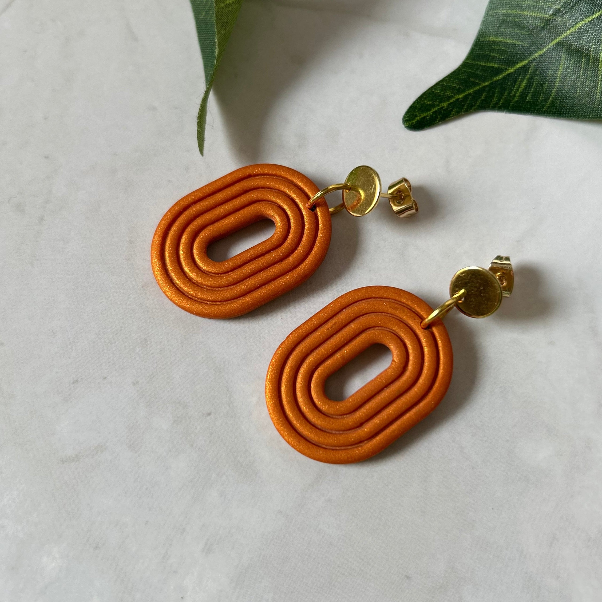 Ondes – Orange Métallique