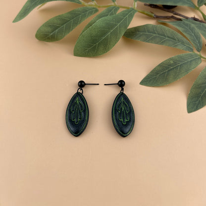 Boucles d’oreilles “Feuille Zaytouna”