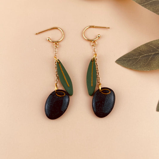 Boucles d’oreilles “Charmes d’Olivier”