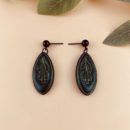 Boucles d’oreilles “Feuille Zaytouna”