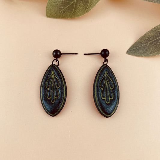 Boucles d’oreilles “Feuille Zaytouna”