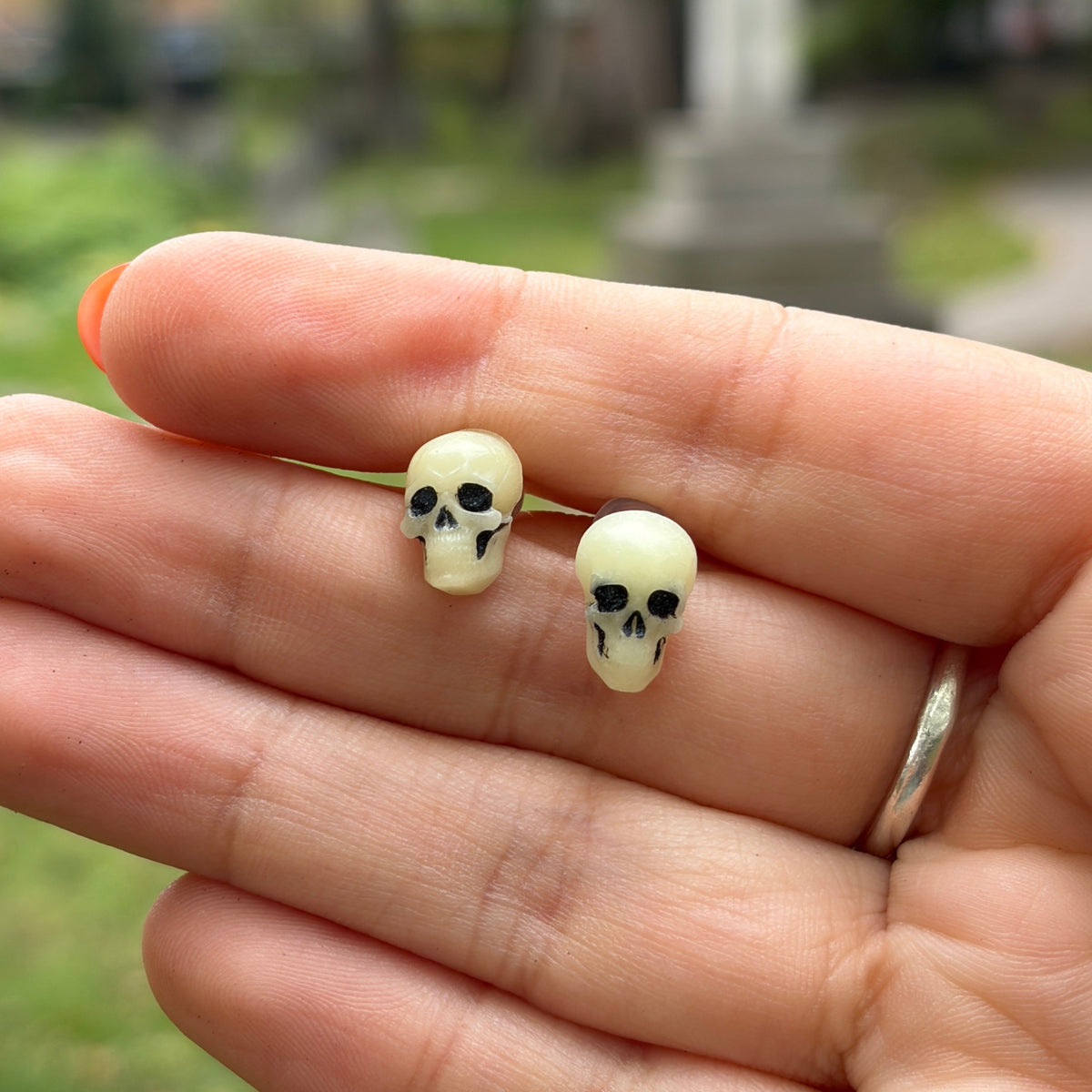 Calavera  — crânes fluorescents — puces