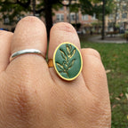 Olea – Bague d'olivier