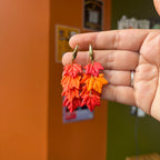 Cascades d’Automne — boucles d'oreilles pendantes