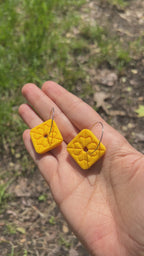 Tuiles Florales – Jaune Soleil